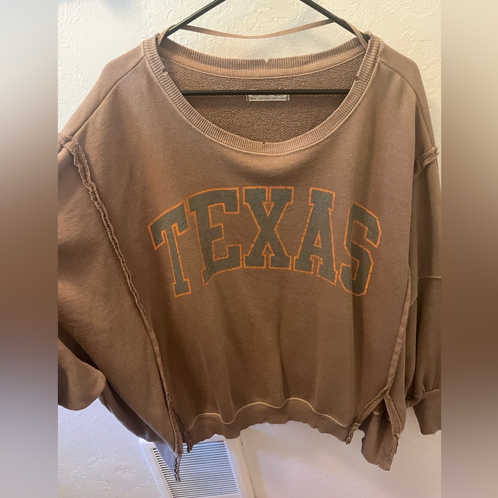 Free People Camden Texas sweatshirt M